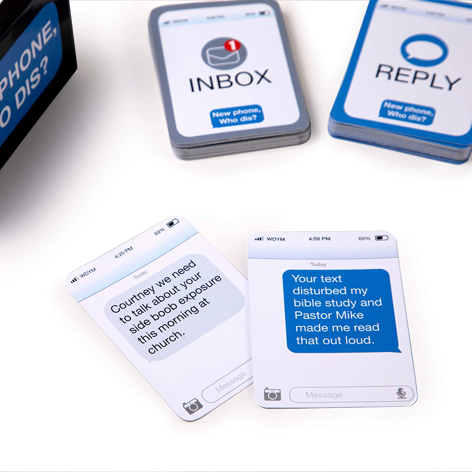 NEW PHONE, WHO DIS card game Party Game NEW PHONE, WHO DIS card game Party Game